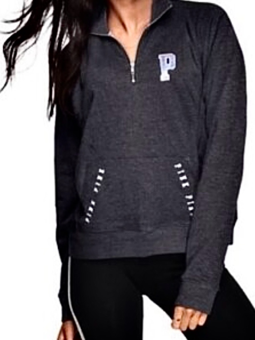 Victoria's Secret Pink Black Hoodie